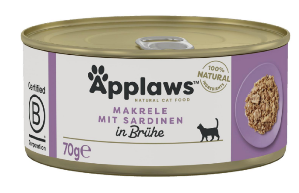 Applaws Tin Mackerel & Sardine 70g
