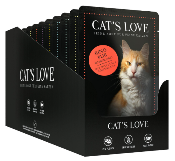 CAT'S LOVE Adult Multipack 12x85g